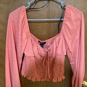 SUPER PRETTY PEACHY PINK TOP
